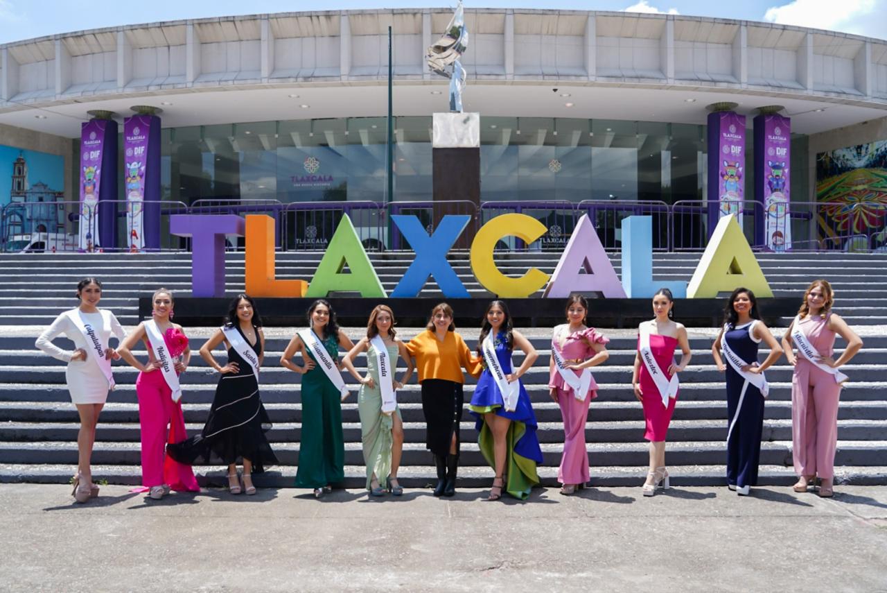 Presentan a candidatas a Reina de 'Tlaxcala, La Feria de Ferias 2025: La Flor Tlaxcalteca'